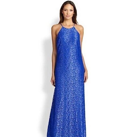Lilly Pulitzer Dresses & Skirts - NEW LILLY PULITZER Angel Lace Blue Maxi Dress size S Sleeveless